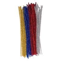 Colorations - glitter chenilledraad, 50st. - thumbnail