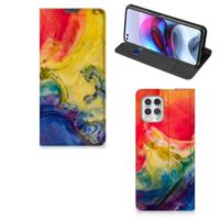 Bookcase Motorola Moto G100 Watercolor Dark - thumbnail