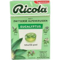 Ricola Kruidenpastilles Eucalyptus Suikervrij - thumbnail