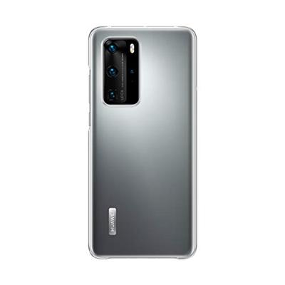Case - Achterzijde behuizing voor mobiele telefoon - hoge kwaliteit PU - transparant - voor Huawei P40 Pro