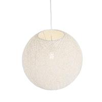 QAZQA Landelijke hanglamp wit 45 cm - Corda - thumbnail