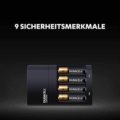 Oplader + Oplaadbare Batterijen DURACELL CEF14 2 x AA + 2 x AAA HR06/HR03 1300 mAh (1 Stuks) - thumbnail