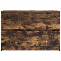 Tv-meubel 80x35x54 cm spaanplaat gerookt eikenkleurig - thumbnail