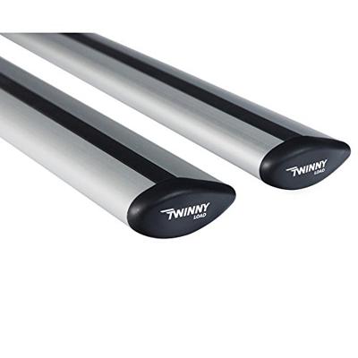 Twinny Load Dakdragerset fly bar 100 kg 124 cm aluminium zilver