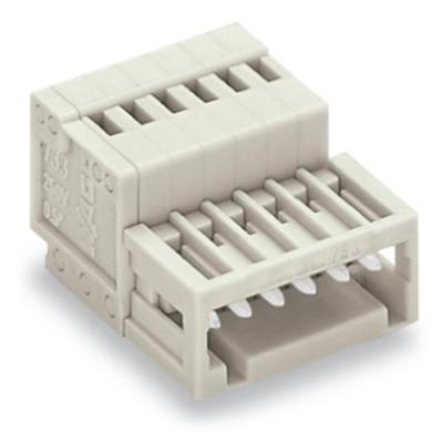WAGO 733-206 Male header (standaard) 2092 Totaal aantal polen: 6 Rastermaat: 2.50 mm Inhoud: 100 stuk(s)
