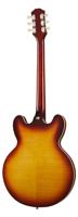Epiphone ES-335 Figured Raspberry Tea Burst semi-akoestische gitaar - thumbnail