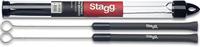 Stagg SBRU20-RM inschuifbare brushes rubber greep - thumbnail