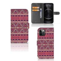 Apple iPhone 12 Pro Max | Telefoon Hoesje | Aztec Paars - thumbnail