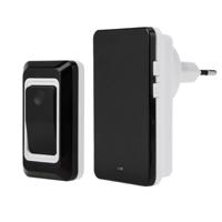 SAFUL K108 waterdichte draadloze Smart deurbel één zender één ontvanger EU-stekker - thumbnail