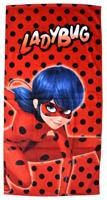 Ladybug Strandlaken Ready 70 x 140 cm rood - thumbnail