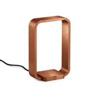 Artdelight Tafellamp Modesto H 20 cm koper brons - thumbnail