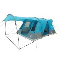 Tunneltent 5-persoons waterdicht blauw - thumbnail