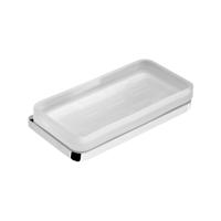 Zeephouder Sapho Olymp Hangend Chroom / Melkglas - thumbnail