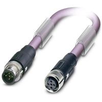 Phoenix Contact 1518274 Sensor/actuator dataconnector, geassembleerd M12 Aantal polen (sensoren): 5 Stekker, recht, Bus, recht 1.00 m 1 stuk(s) - thumbnail