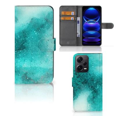 Hoesje Xiaomi Poco X5 Pro | Note 12 Pro 5G Painting Blue Hoesje Xiaomi Poco X5 Pro | Note 12 Pro 5G Painting Blue
