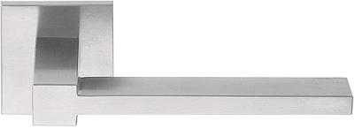 Formani Square LSQ5-G deurkruk geveerd op rozet - mat RVS