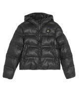 Lyle & Scott winter winterjas jongens - zwart - puffer, cropped - thumbnail