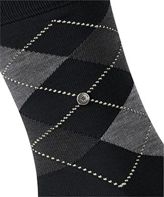 Burlington Manchester Katoenen Heren Sokken - Biologisch katoenen heren kousen met ruit print