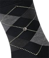 Burlington Manchester Katoenen Heren Sokken - Biologisch katoenen heren kousen met ruit print - thumbnail