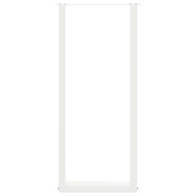 Bartafelpoten 2 st U-vormig 50x(110-111) cm staal wit