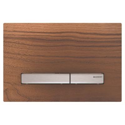 Bedieningsplaat Geberit Sigma 50 voor 2-toets Spoeling Chroom / Amerikaans noten Bedieningsplaat Geberit Sigma 50 voor 2-toets Spoeling Chroom / Amerikaans noten