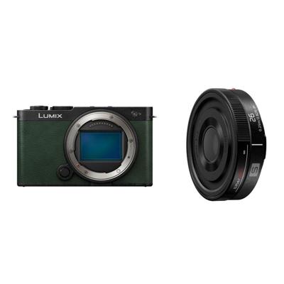 Panasonic Lumix S9 Body Dark Olive + Lumix S 26mm F/8 Manual Focus