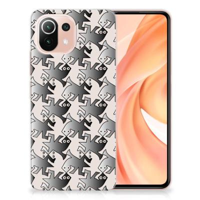 Xiaomi Mi 11 Lite | 11 Lite 5G NE | TPU Hoesje | Salamander Grey