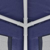 Partytent met 4 mesh zijwanden 2x2 m HDPE blauw - thumbnail