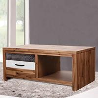 VidaXL Salontafel 90x50x37,5 cm massief acaciahout - thumbnail