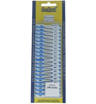 Duodent Flexibele Interdentale Borstels Blauw XS-S Duodent Flexibele Interdentale Borstels Blauw XS-S