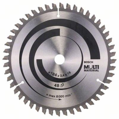 Bosch Professional Cirkelzaagblad voor Multimaterial | PRO Multi Material | Ø 184mm Asgat 16mm 48T - 2608640815