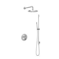 Hotbath Buddy - Inbouw Regendoucheset - Thermostatisch - Wandarm 35 cm - Hoofddouche 250 mm - Staafhanddouche - Glijstang 900 mm - met 2-Weg Stop-Omstel - Waterbesparend - V01 - thumbnail