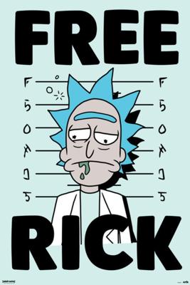 Poster Rick and Morty - Free Rick 61x91,5cm Poster Rick and Morty - Free Rick 61x91,5cm