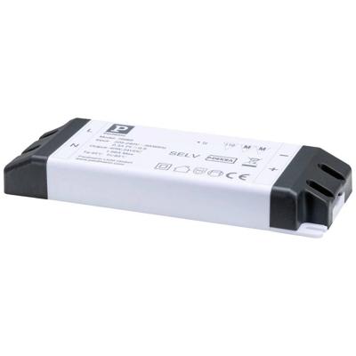 Paulmann 79969 Power Supply 24V DC 40VA IP20 LED-constante-spanningsbron 40 W (max) 1.66 A 24 V 230 V (b x h x d) 58 x 20 x 160 mm 1 stuk(s)
