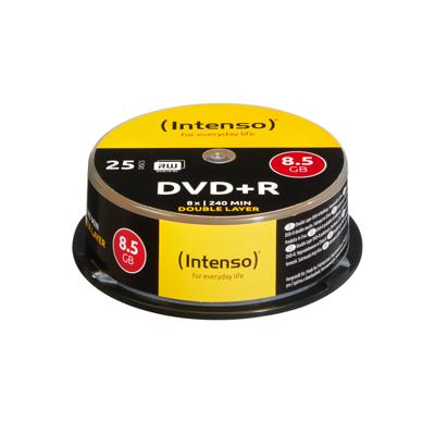 Intenso 4311144 DVD+R DL disc 8.5 GB 25 stuk(s) Spindel