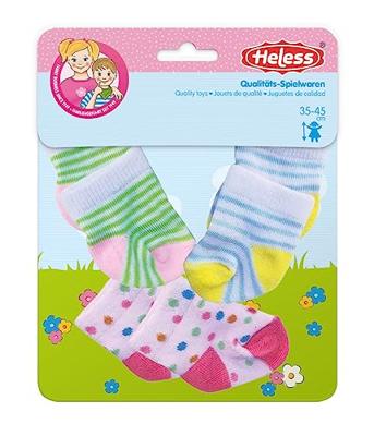 Heless Poppen sokkken 3 paar, 28-35 cm