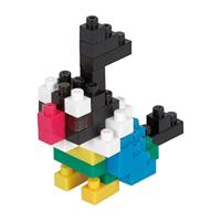 Set van 6 stenen figuren - BANDAI - NANOBLOCK - Pokémon-pakket van het normale type - thumbnail