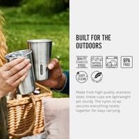 Black+Blum RVS-bekerset van 4 - thumbnail