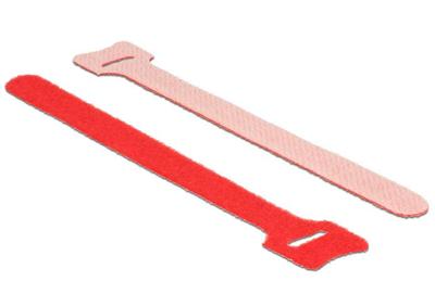 Delock 18689 Klittenband L 150 mm x B 12 mm 10 stuks rood Delock 18689 Klittenband L 150 mm x B 12 mm 10 stuks rood
