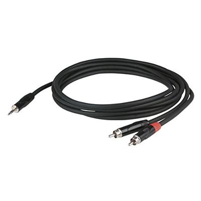 DAP FLX30 minijack naar 2x RCA verloopkabel 1.5m