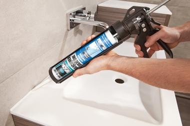 Bison Siliconenkit Sanitair Wit Crt 300Ml*12 Nl - 1491325 - 1491325