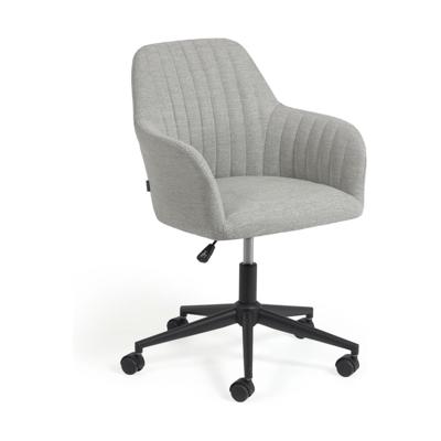Kave Home Bureaustoel 'Madina' kleur Lichtgrijs