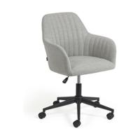 Kave Home Bureaustoel 'Madina' kleur Lichtgrijs - thumbnail