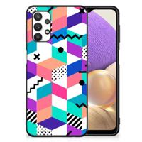 Samsung Galaxy A32 5G Backcover Blokken Kleurrijk - thumbnail