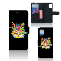 Samsung Galaxy A31 Leuk Hoesje Cat Color - thumbnail