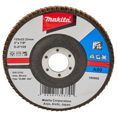 Makita Accessoires Lamellenschuurschijf 125mm A80 - D-27109 D-27109