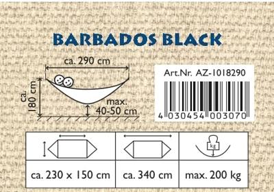 Amazonas Barbados Black hangmat Amazonas Barbados Black hangmat
