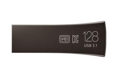 Samsung BAR Plus USB-stick 128 GB Titaangrijs MUF-128BE4/APC USB-A 3.2 Gen 2