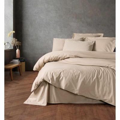 Beddengoedset - 1 dekbedovertrek 220 x 240 cm + 2 kussenslopen 60 x 60 cm - 100% katoen - Beige - thumbnail