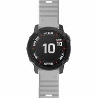By Qubix - Siliconen bandje - Grijs - Compatible met Garmin Tactix 8-51mm - Compatible Garmin bandje - thumbnail